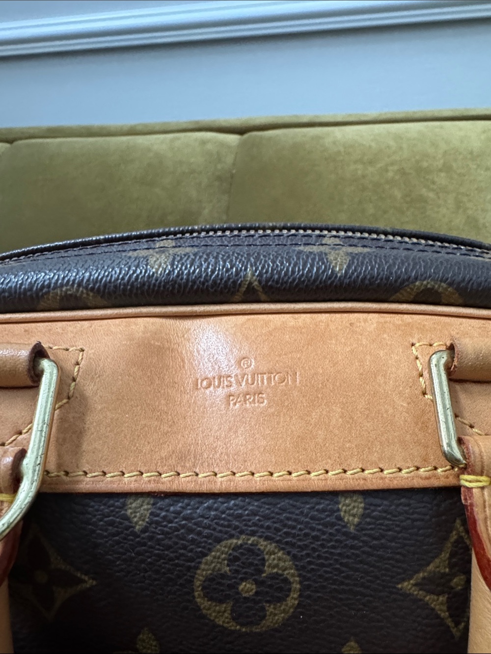Louis Vuitton Monogram Dome Handbag in Brown & Tan Leather - Picture 2 of 12